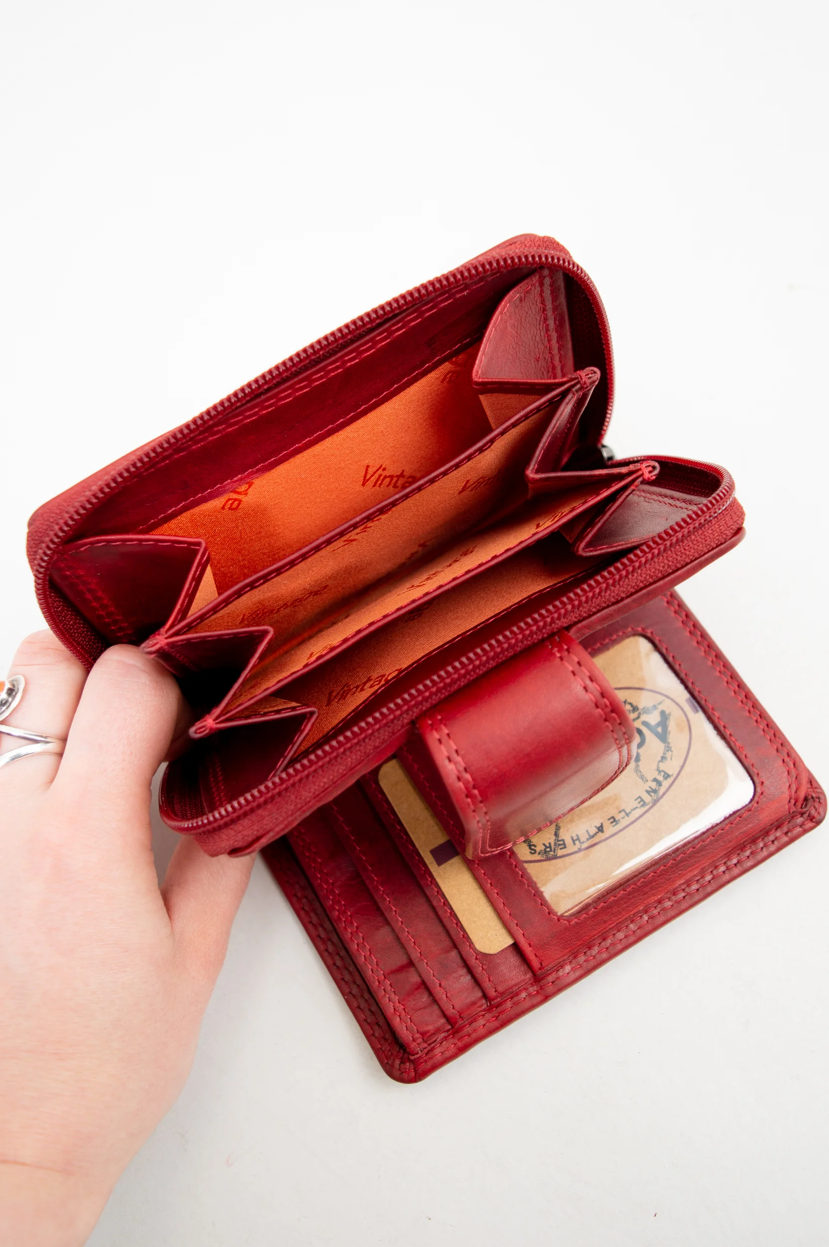 Adrian Klis 157 Ladies Wallet Red - Image 2