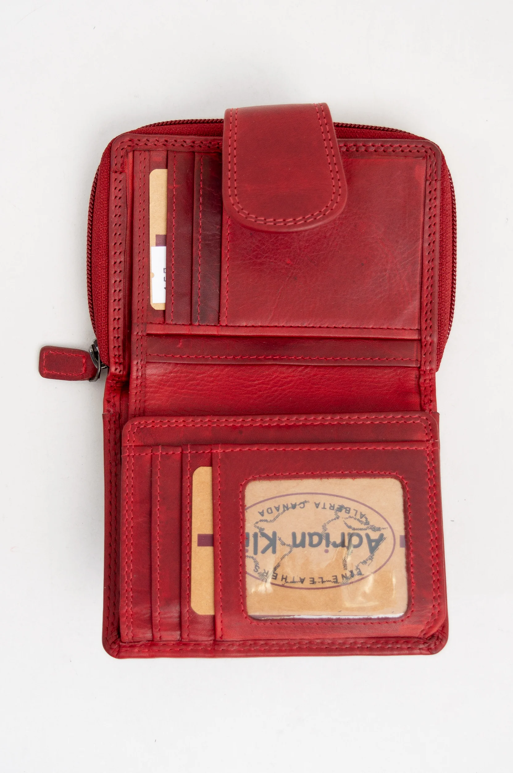 Adrian Klis 157 Ladies Wallet Red - Image 4
