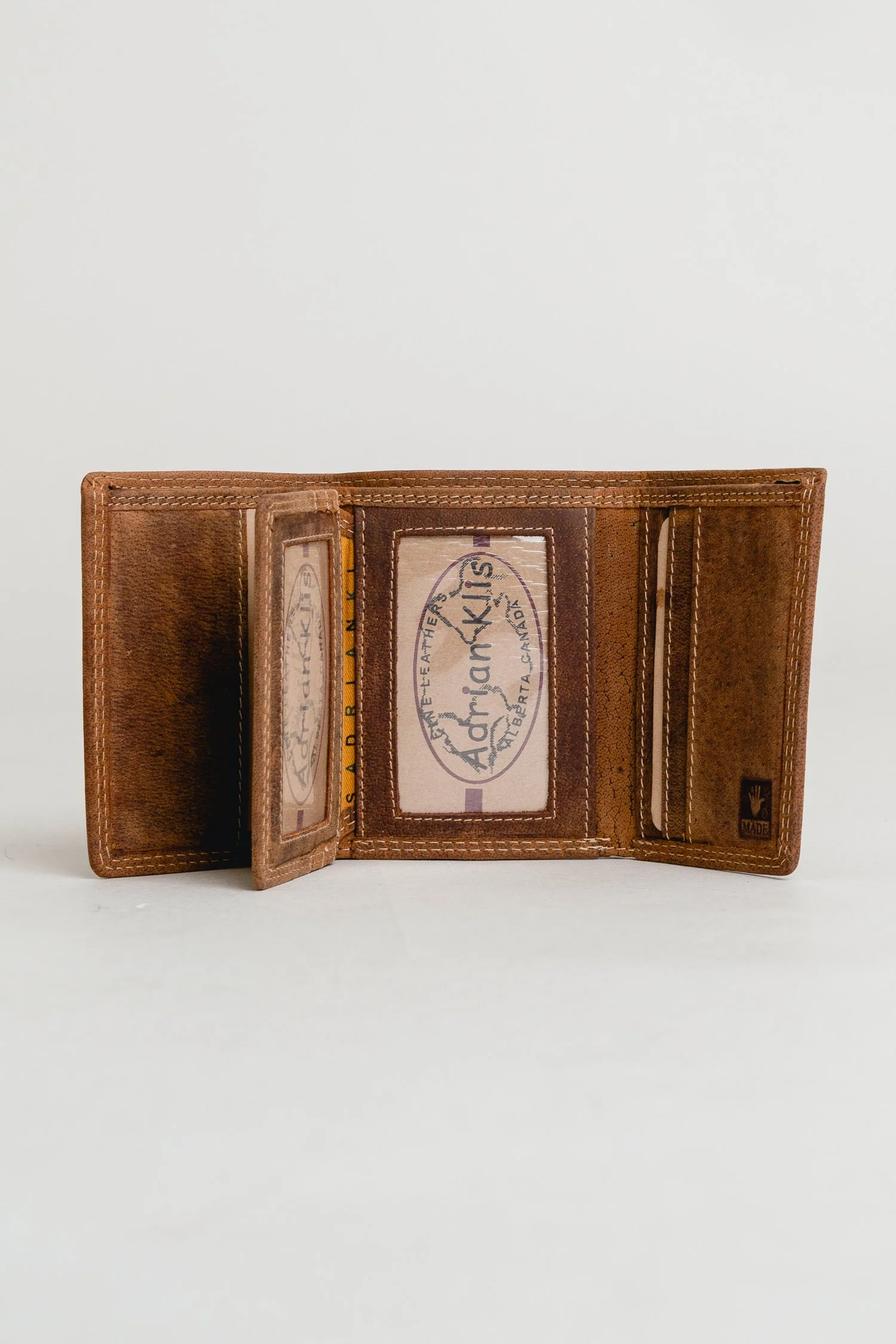 Adrian Klis 224 Trifold, Buffalo Leather - Image 2