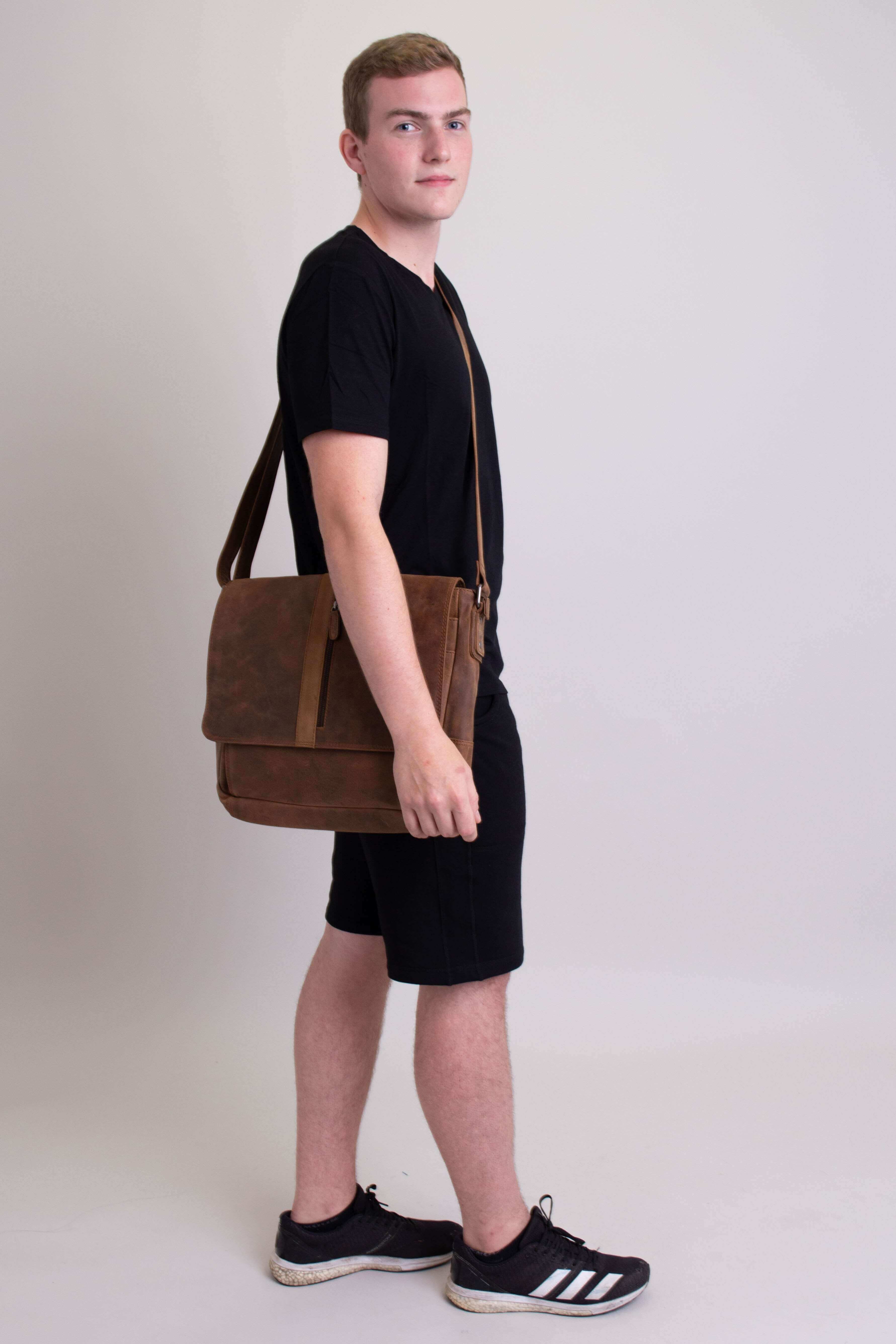 Adrian Klis 2751, Messenger Bag, Buffalo Leather - Image 7