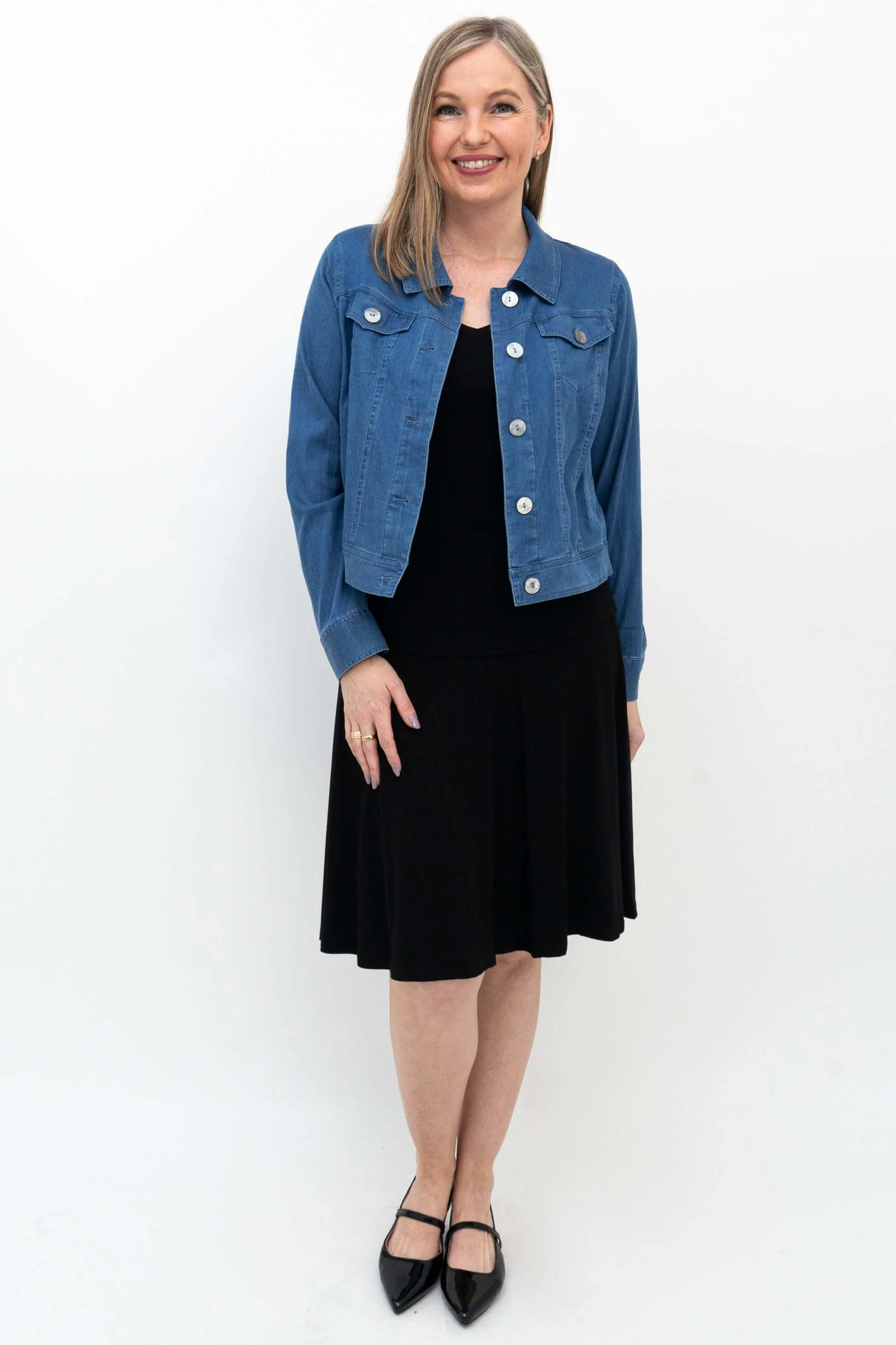 Aly Skirt, Black, Bamboo - Image 3