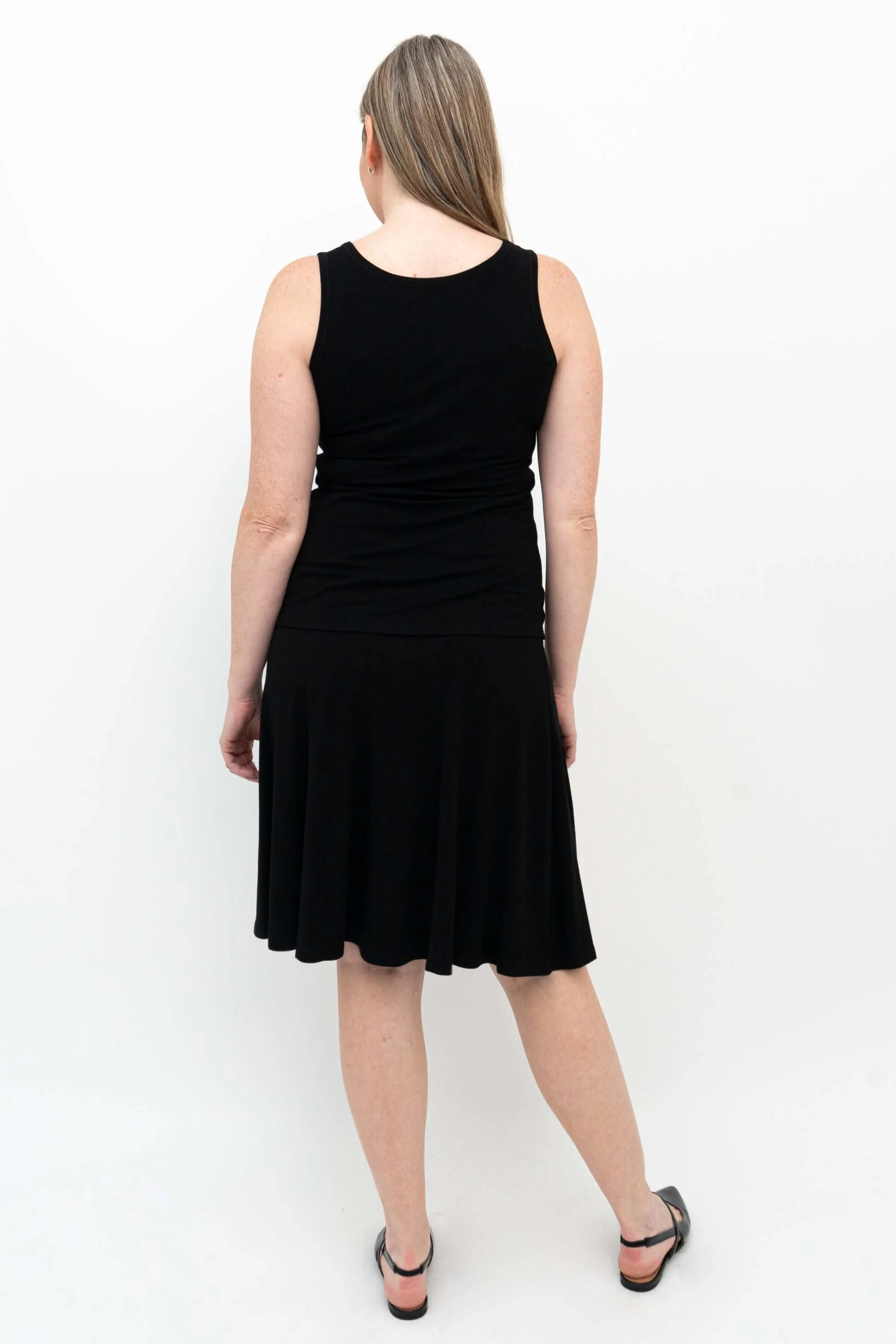 Aly Skirt, Black, Bamboo - Image 4