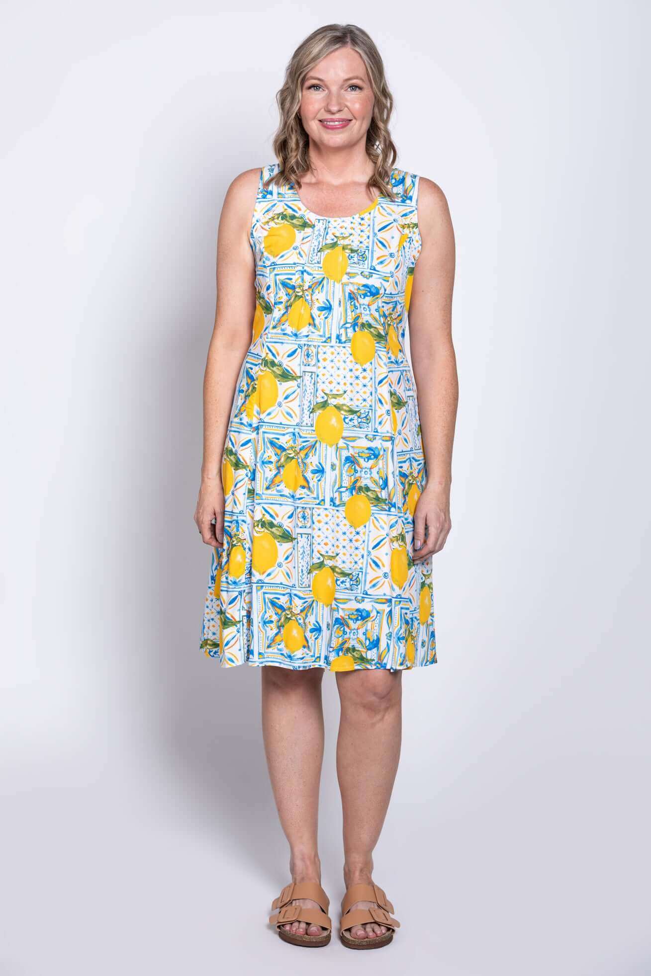 Arden Dress, Coastal Gold - Image 4