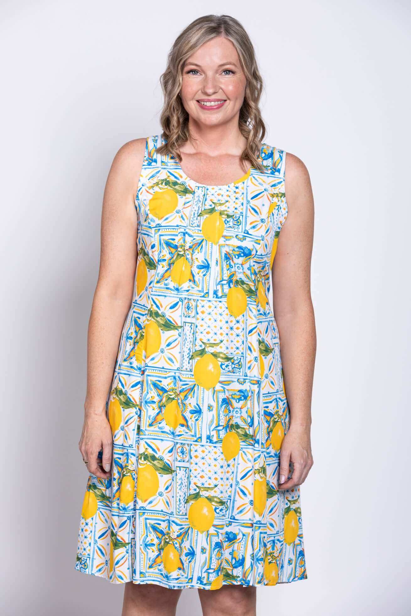 Arden Dress, Coastal Gold - Image 5