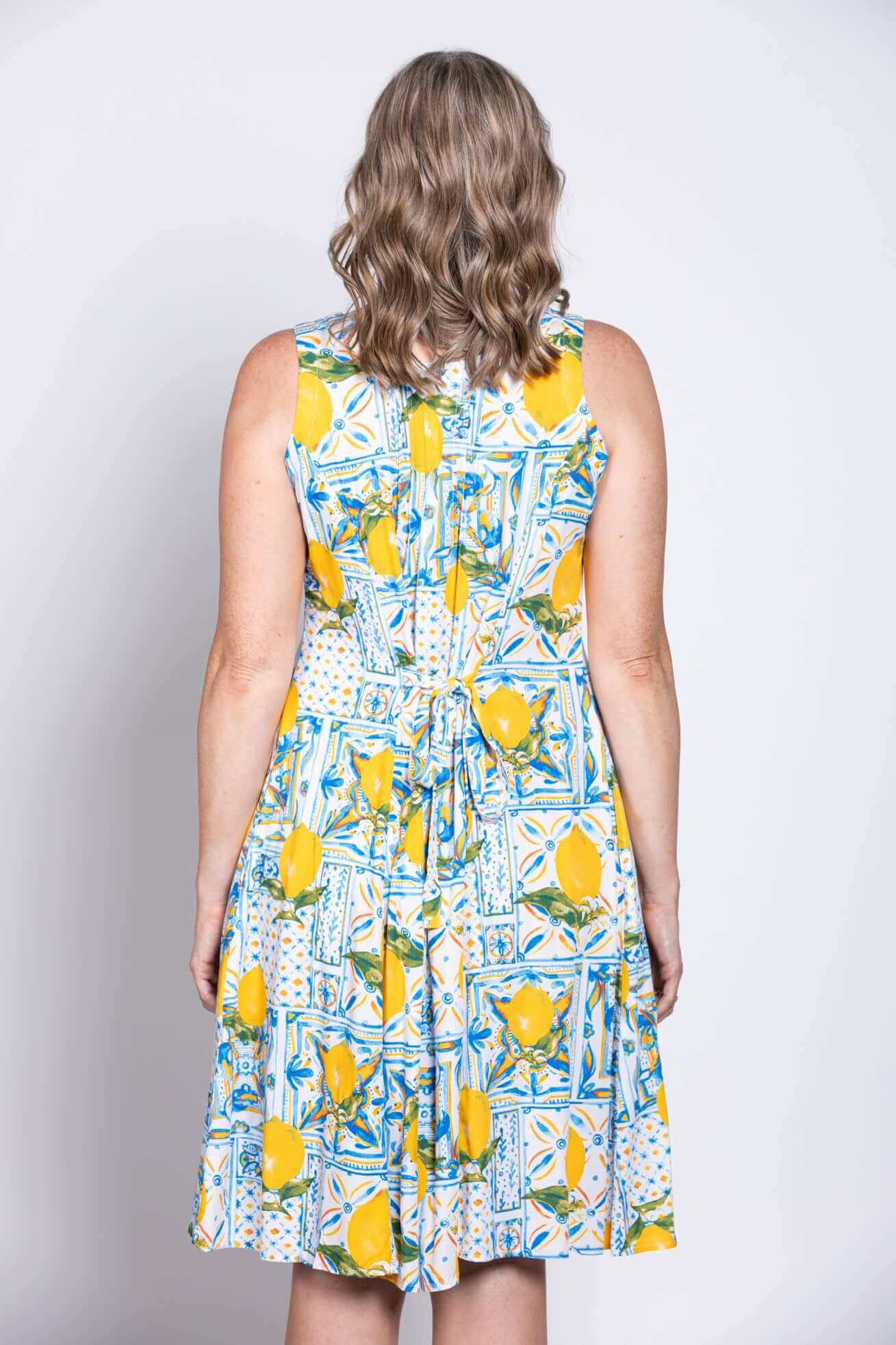Arden Dress, Coastal Gold - Image 6