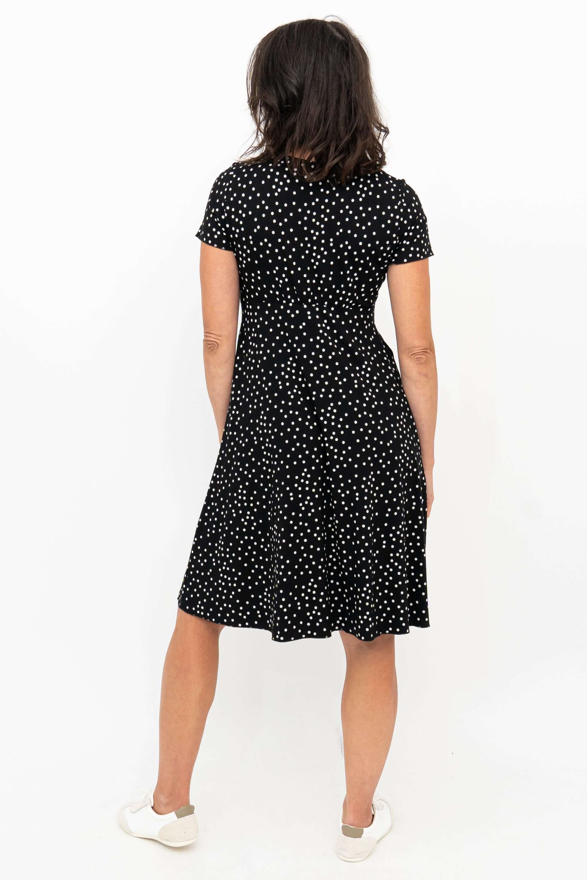 Aurora Dress, Polka, Bamboo - Image 3