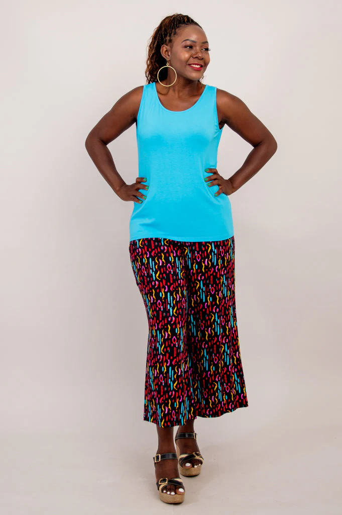 Avalon Tank, Turquoise, Bamboo - Final sale - Image 3