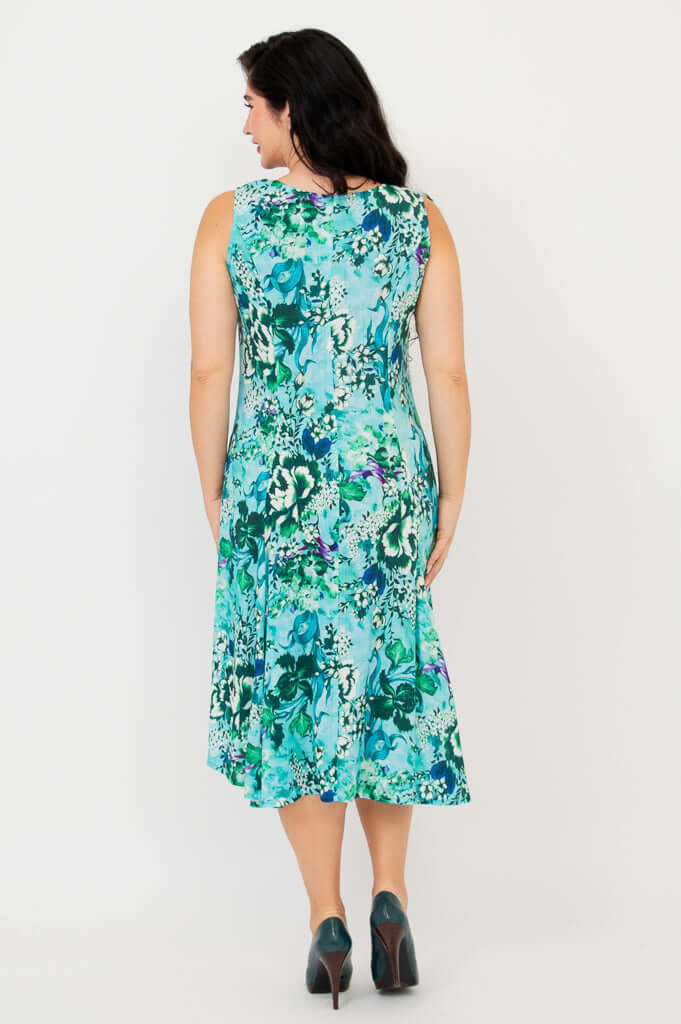 Avery Dress, Enchant, Linen Bamboo - Image 4