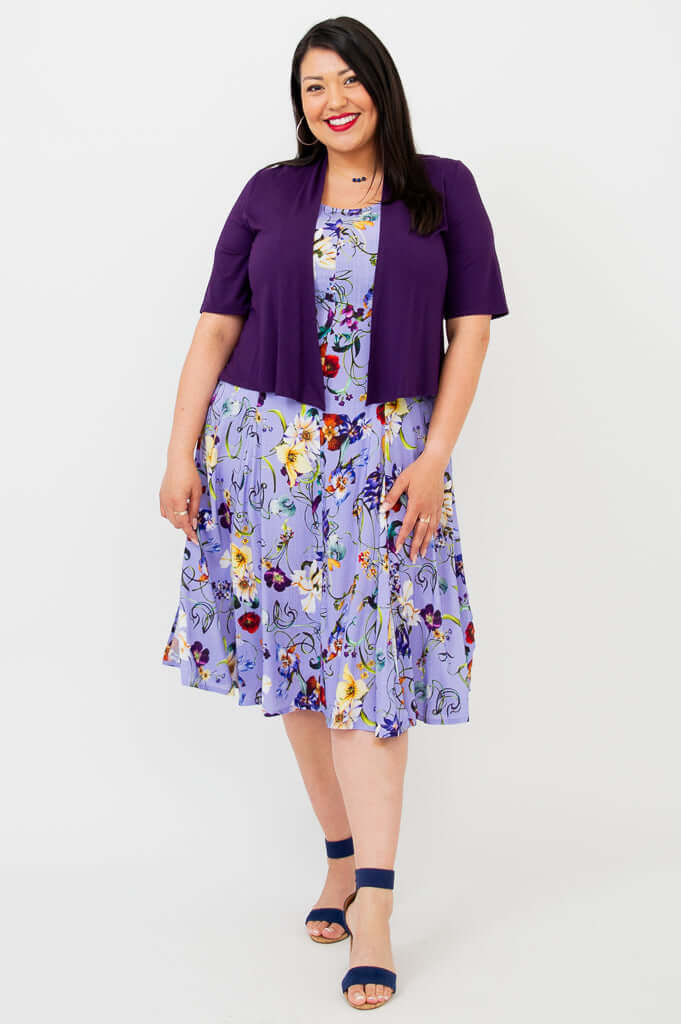 Avery Dress, Lovalie, Linen Bamboo - Image 3