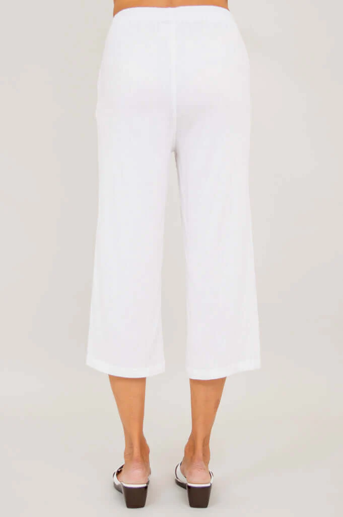 Bella Capri, White, Linen Bamboo - Image 4
