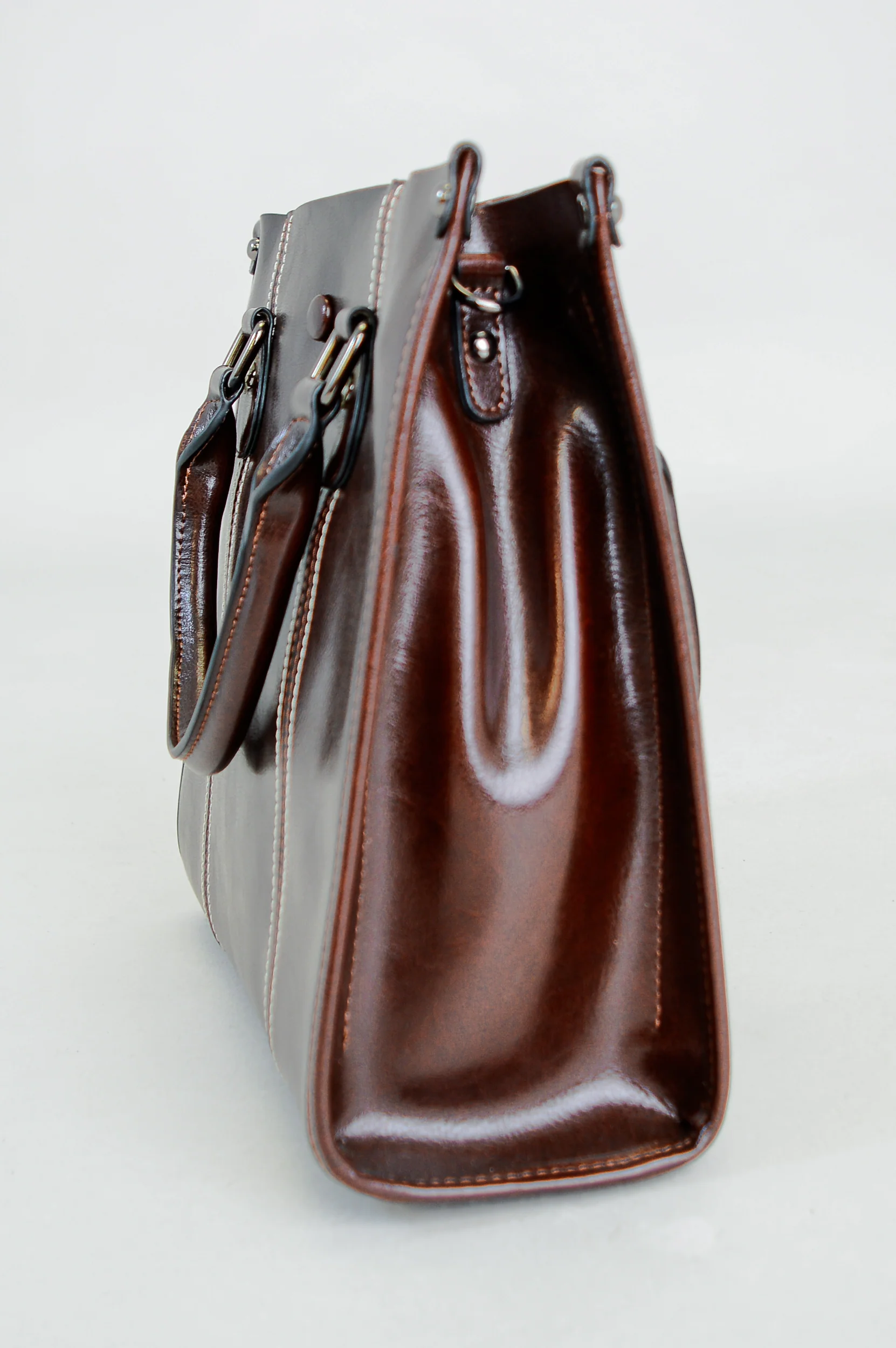 Bella Handbag, Tan, Leather - Image 2