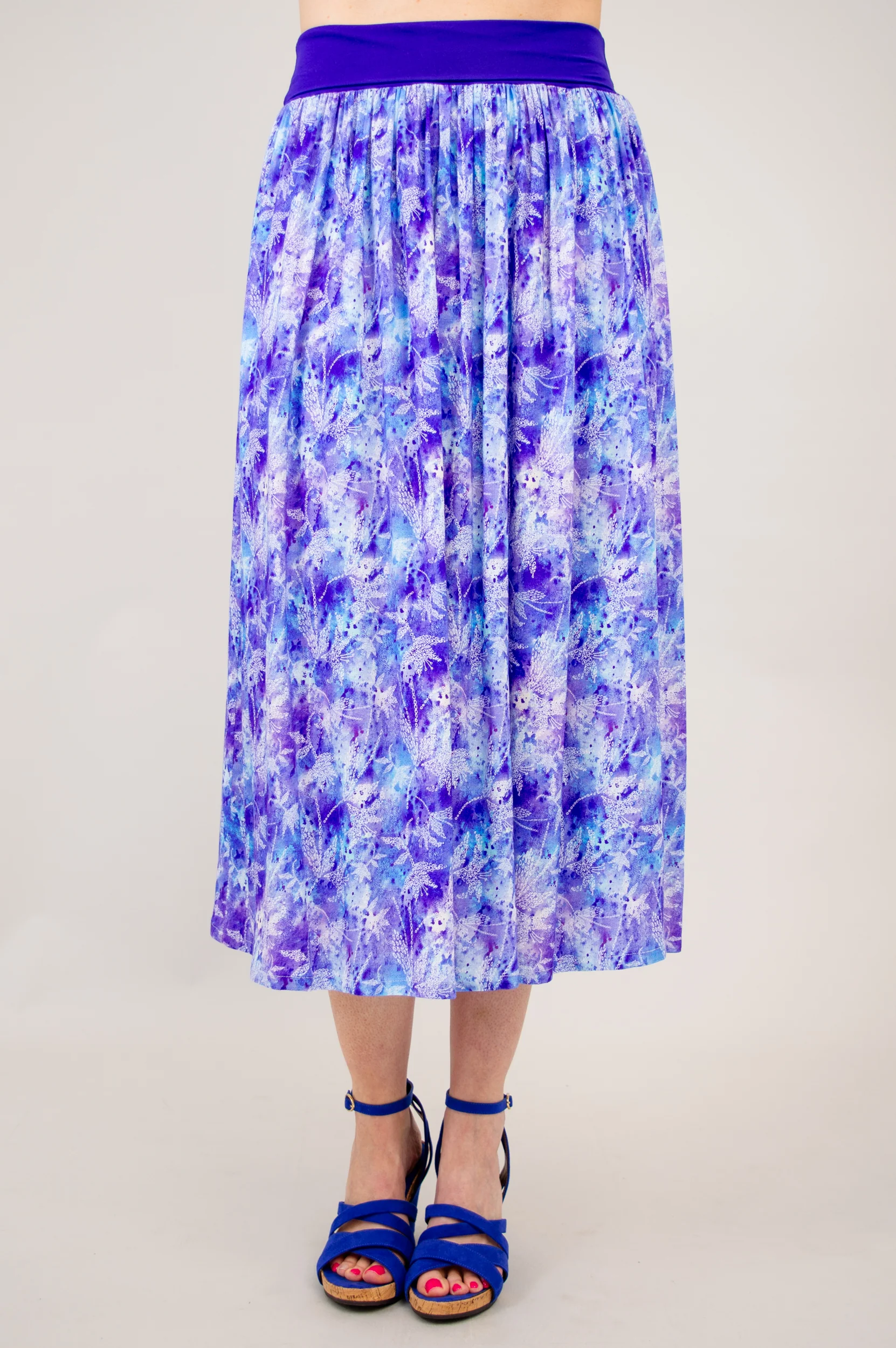 Blythe Skirt, Dotty, Linen Bamboo - Final Sale