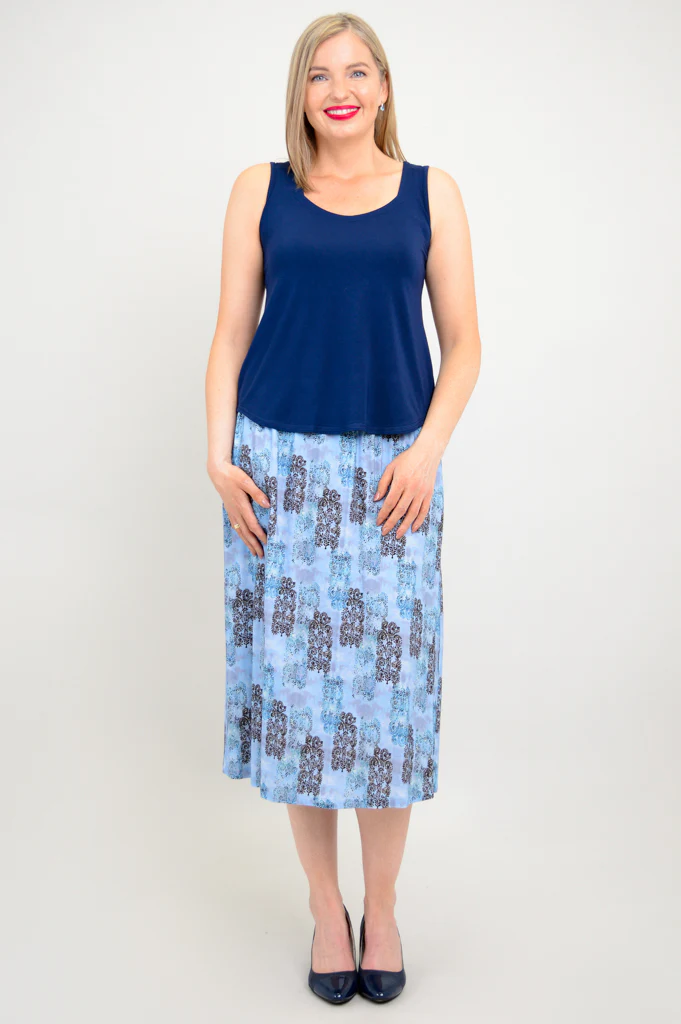 Blythe Skirt, Lifetree, Linen Bamboo - Final Sale - Image 3