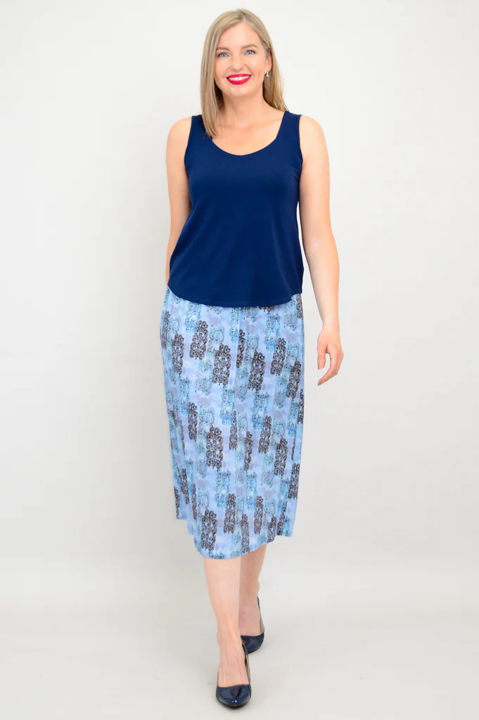 Blythe Skirt, Lifetree, Linen Bamboo - Final Sale - Image 5