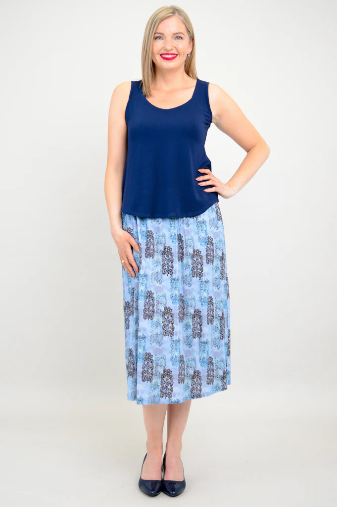 Blythe Skirt, Lifetree, Linen Bamboo - Final Sale - Image 8