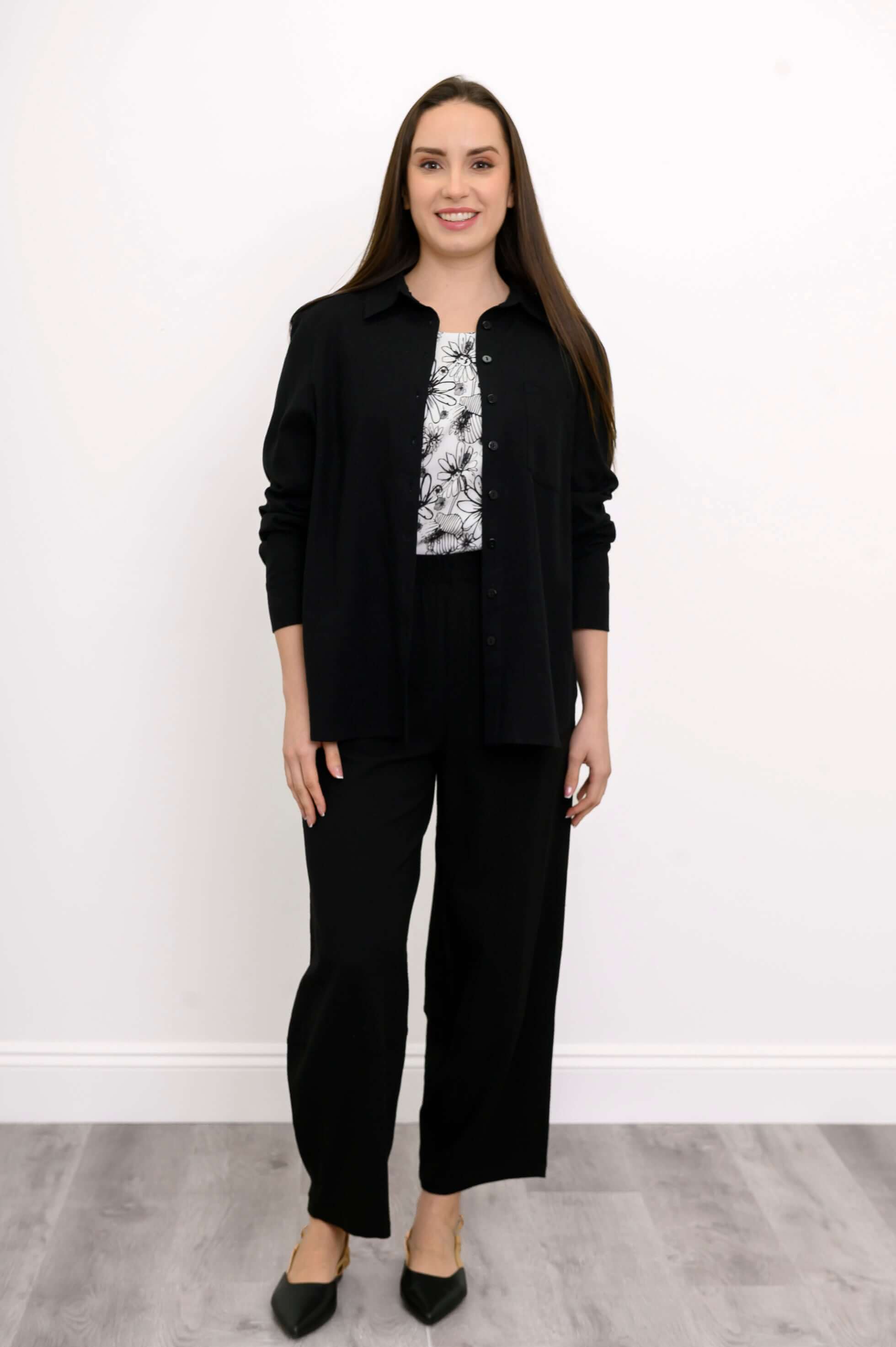 Boardwalk Pant, Black, Linen Viscose - Image 3