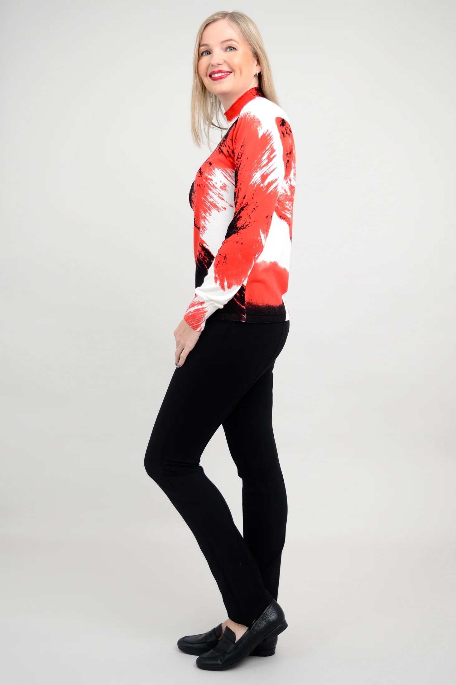 Cameron Sweater, Redwood, Bamboo Cotton - Final Sale - Image 9