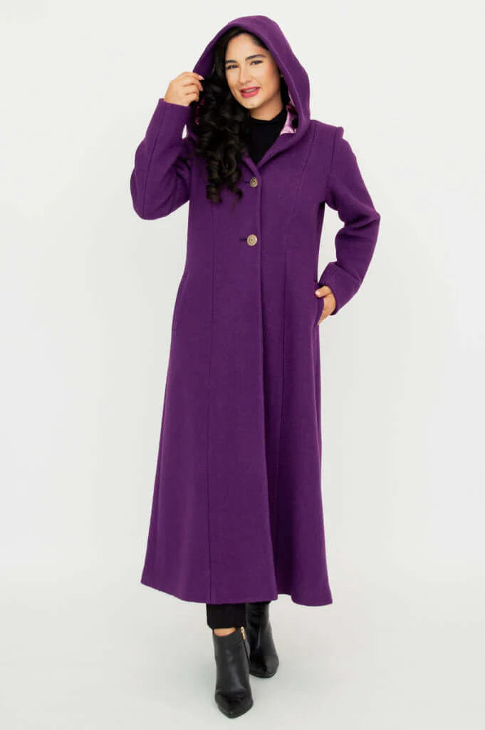 Catherine Coat, Royale, Boiled Wool - Image 4