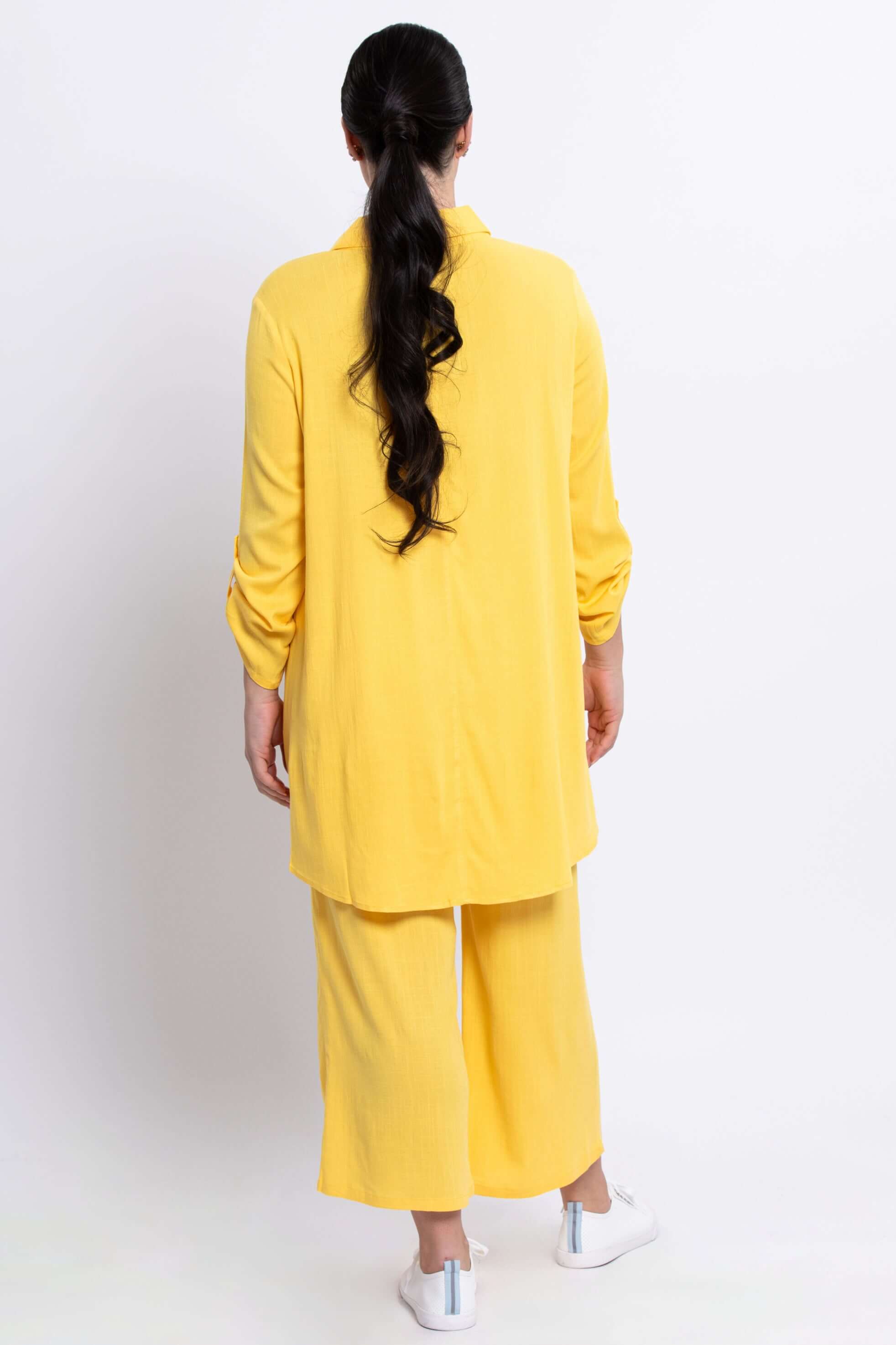 Celine Blouse, Wallflower, Linen Bamboo - Image 5