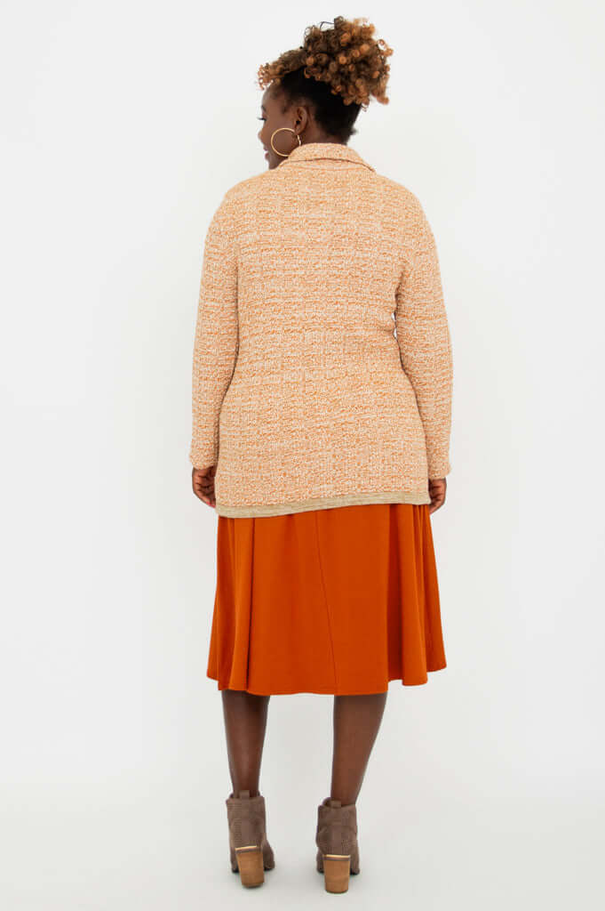 Chanel Cardigan, Chai Spice, Cotton - Final Sale - Image 5