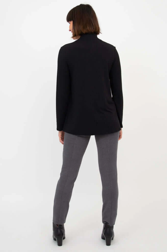 Chimmy Top, Black, Bamboo - Final Sale - Image 4