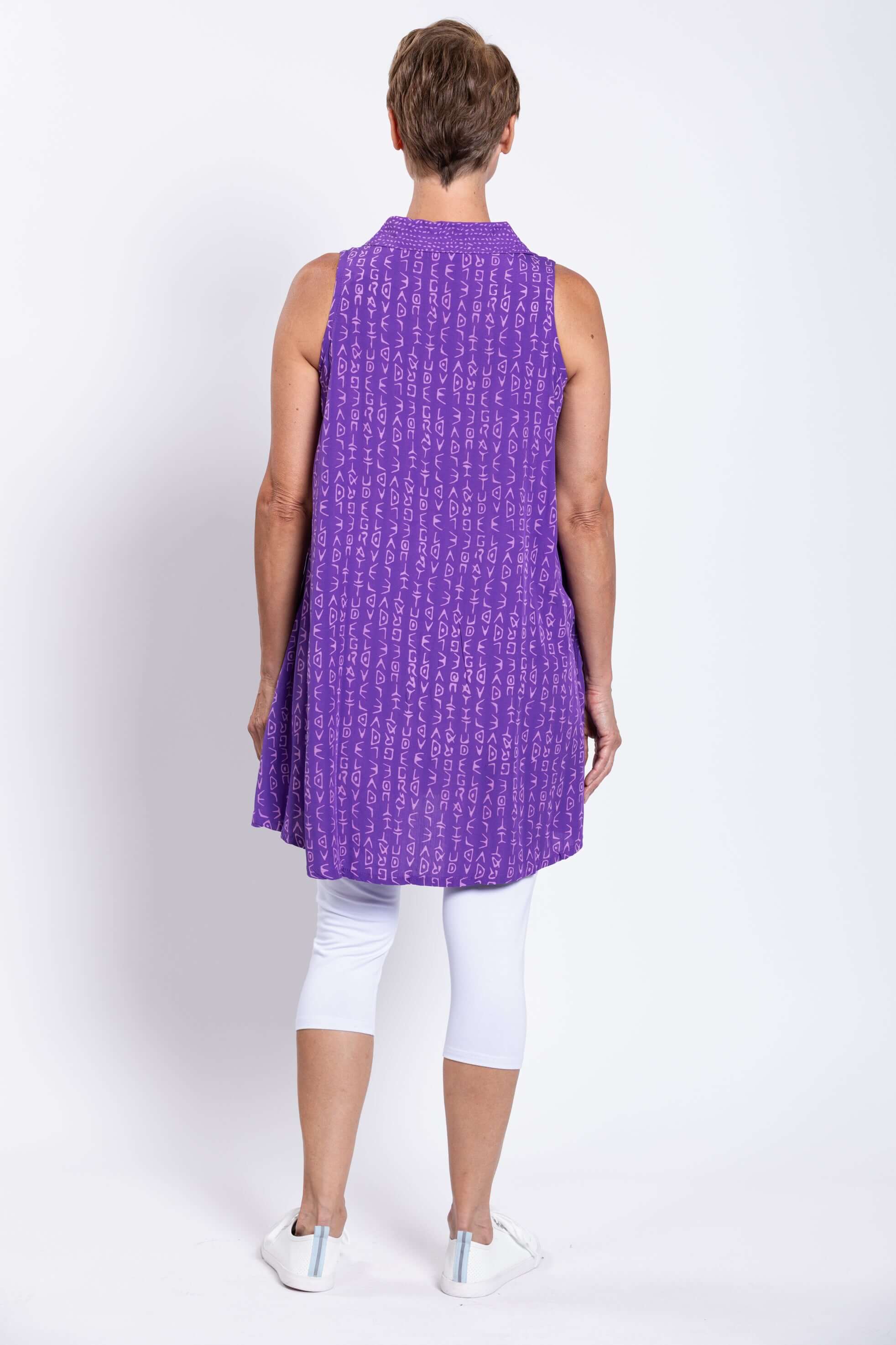 Cissy Tank, Purple Love Gratt - Image 5