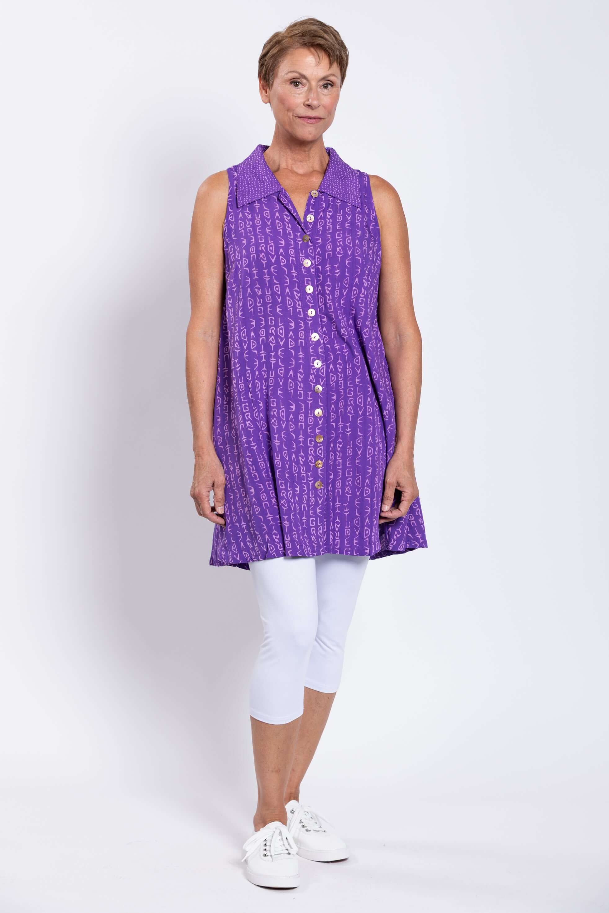 Cissy Tank, Purple Love Gratt - Image 7