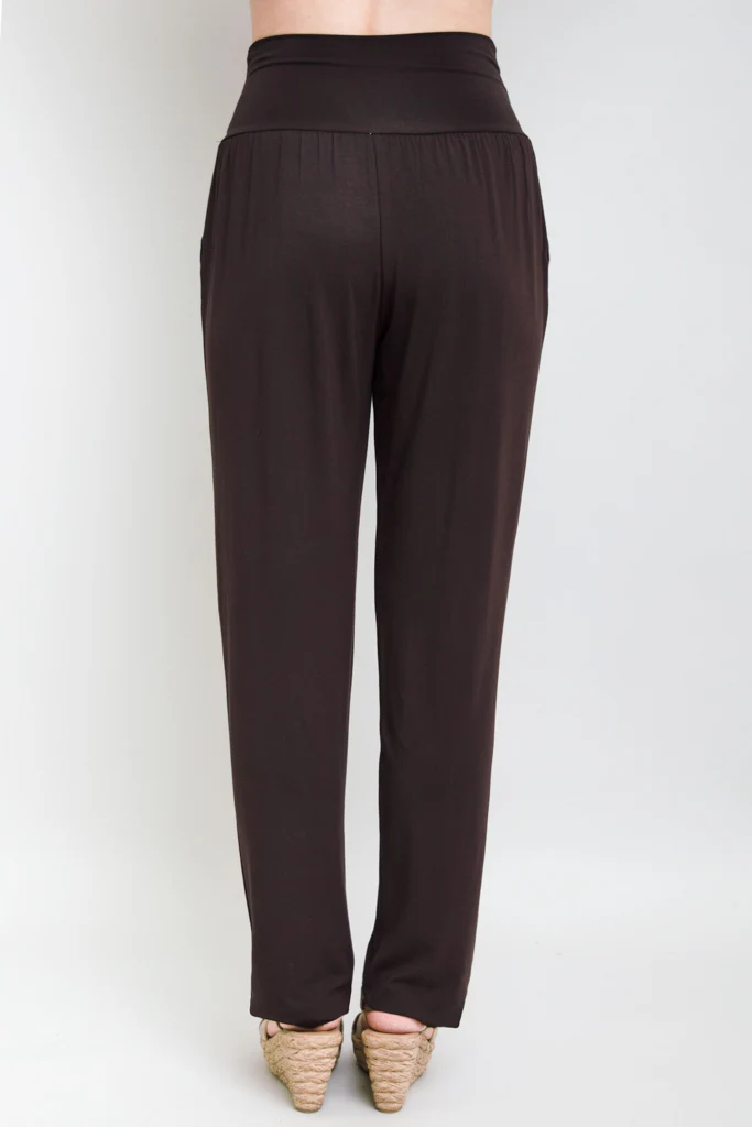 Clair Pant, Coffee, Bamboo - Image 3