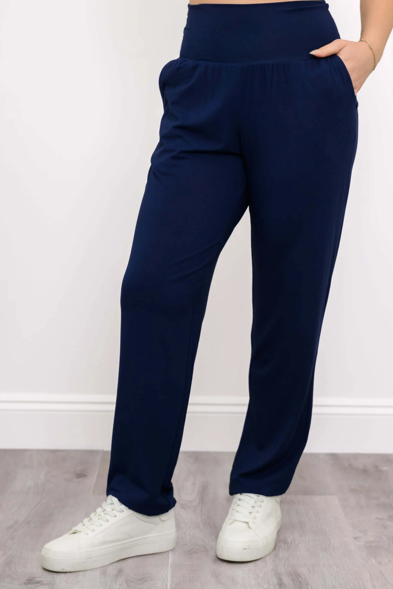 Clair Pant, Indigo, Bamboo - Image 3