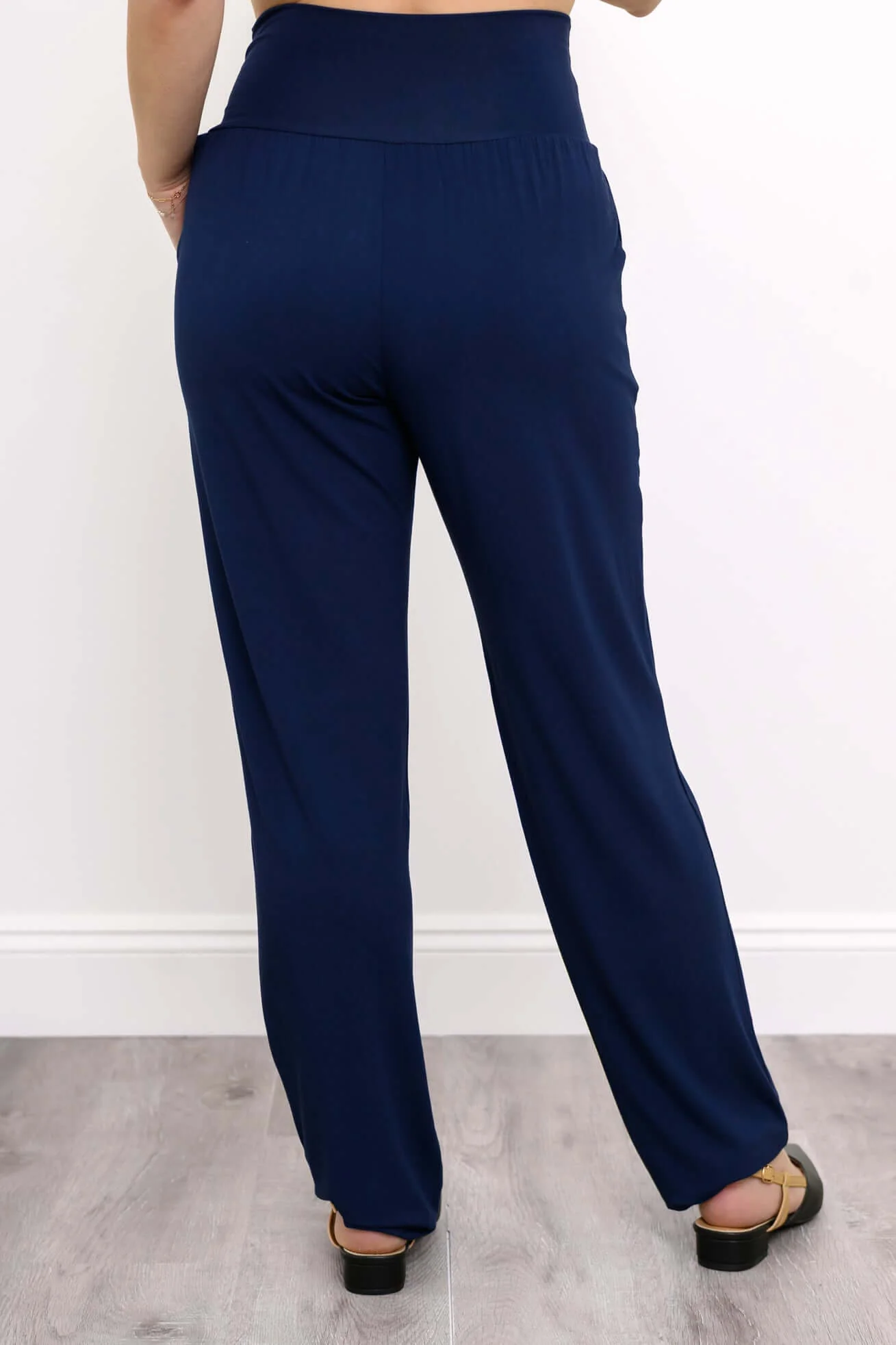 Clair Pant, Indigo, Bamboo - Image 6