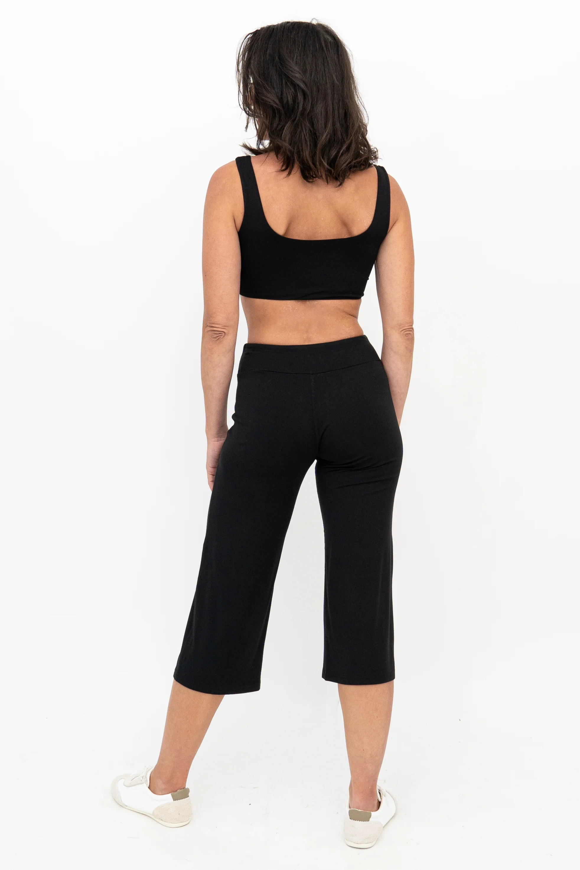 Clipper Top, Black, Bamboo - Image 4