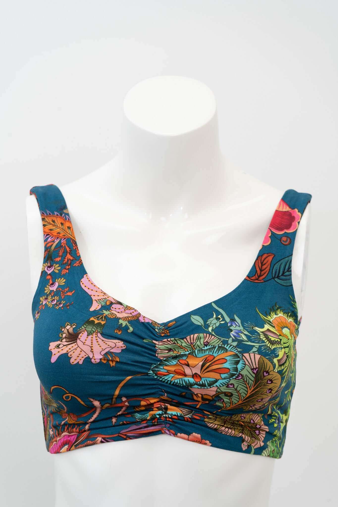 Clipper Top, Teal Fantasy, Bamboo - Image 3