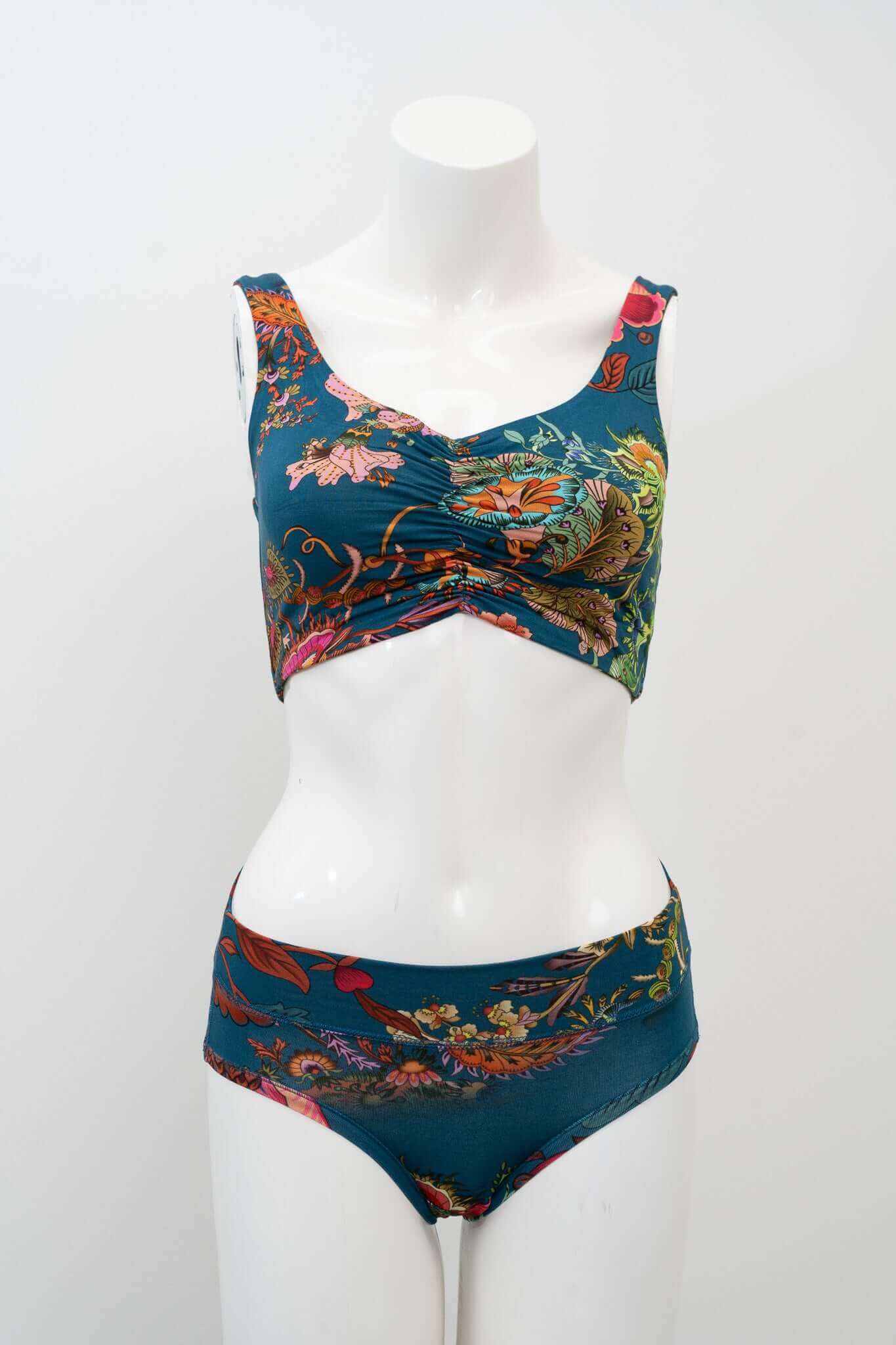 Clipper Top, Teal Fantasy, Bamboo - Image 5
