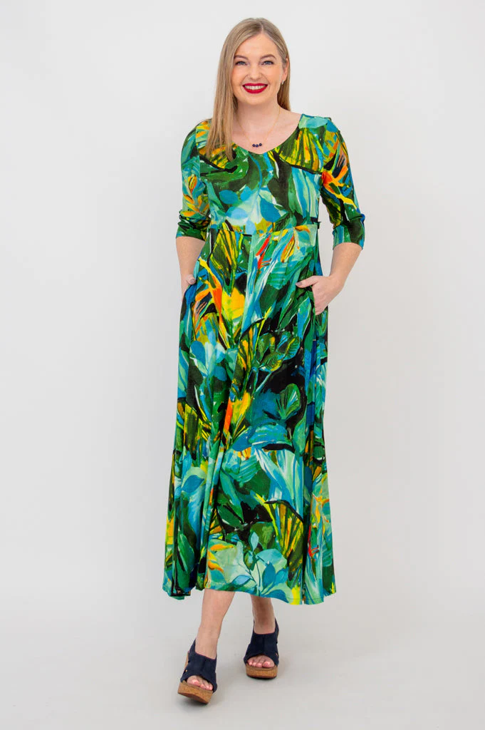 Coco Dress, Greenroom, Linen Bamboo - Final Sale - Image 2