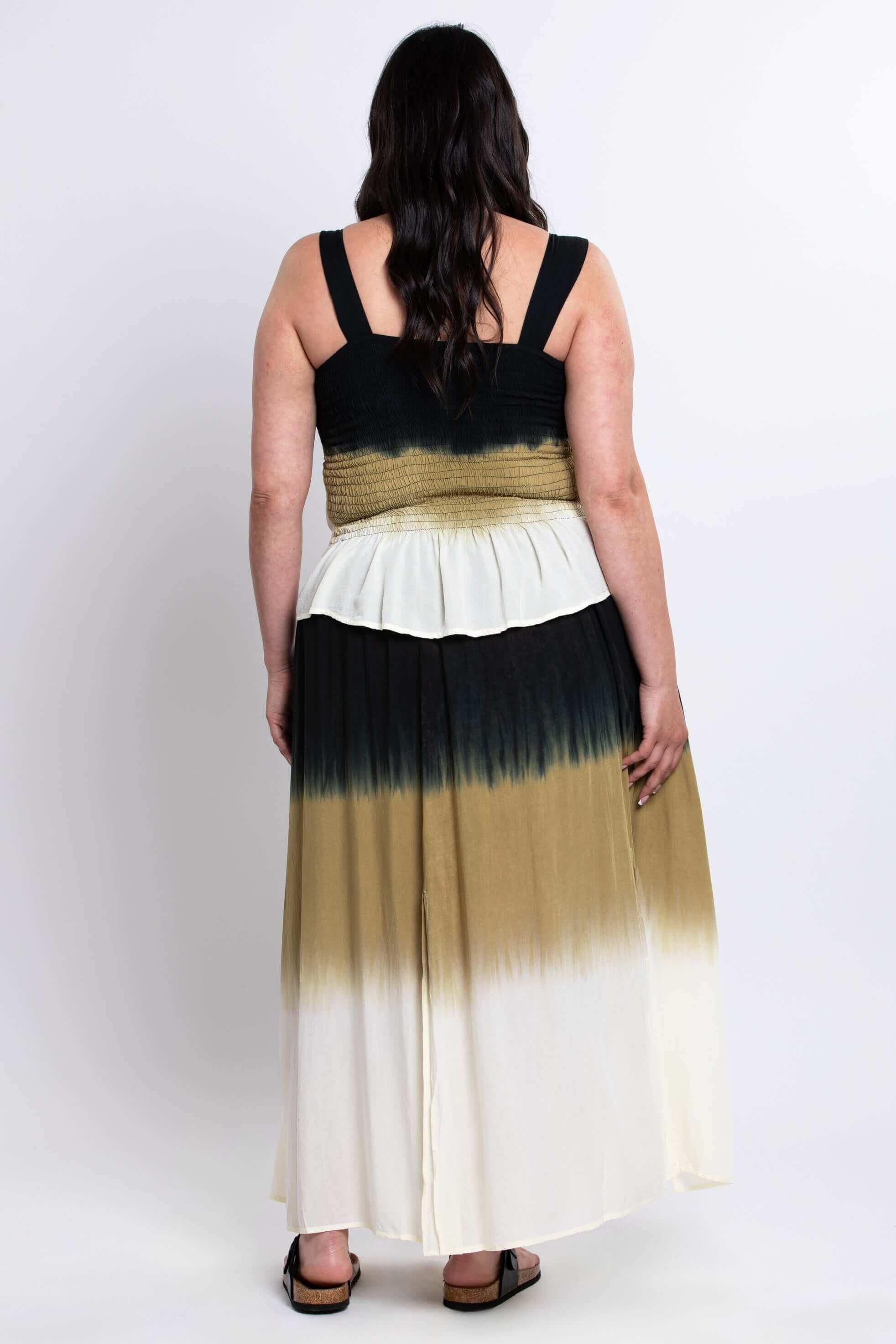Comfy Skirt, Black Dip-Dye - Image 4