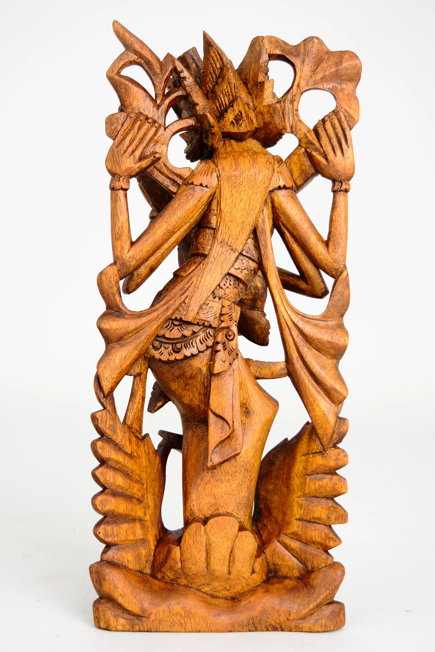 Hand Carved Saraswati Sculpture - Image 2