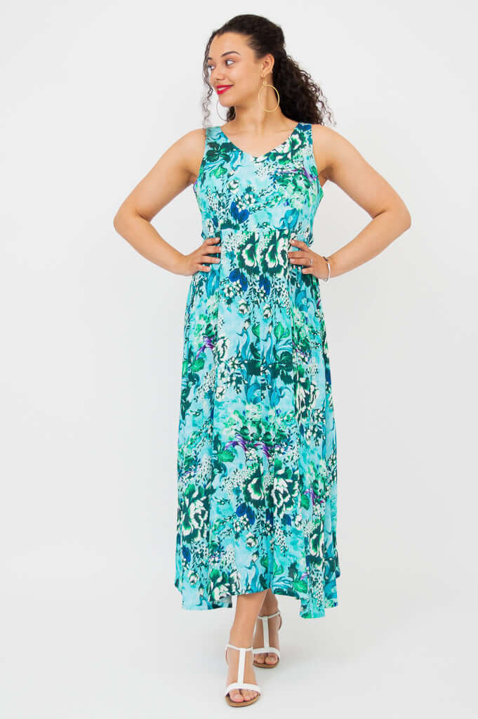 Coraline Dress, Enchant, Linen Bamboo - Image 3