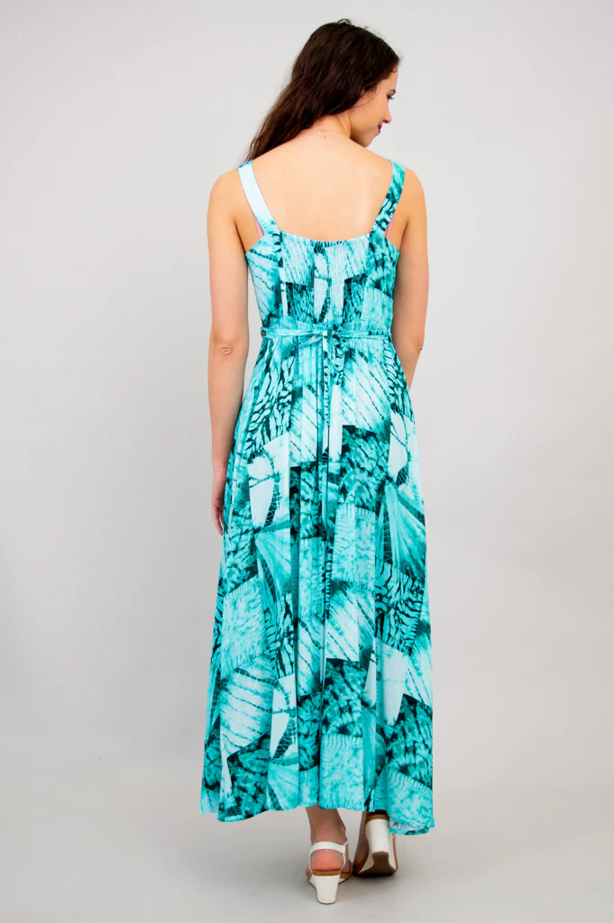 Coraline Dress, Shibori, Linen Bamboo - Final Sale - Image 6