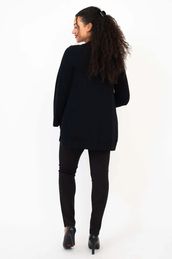 Dallas Cardigan, Black, Cotton - Final Sale - Image 5