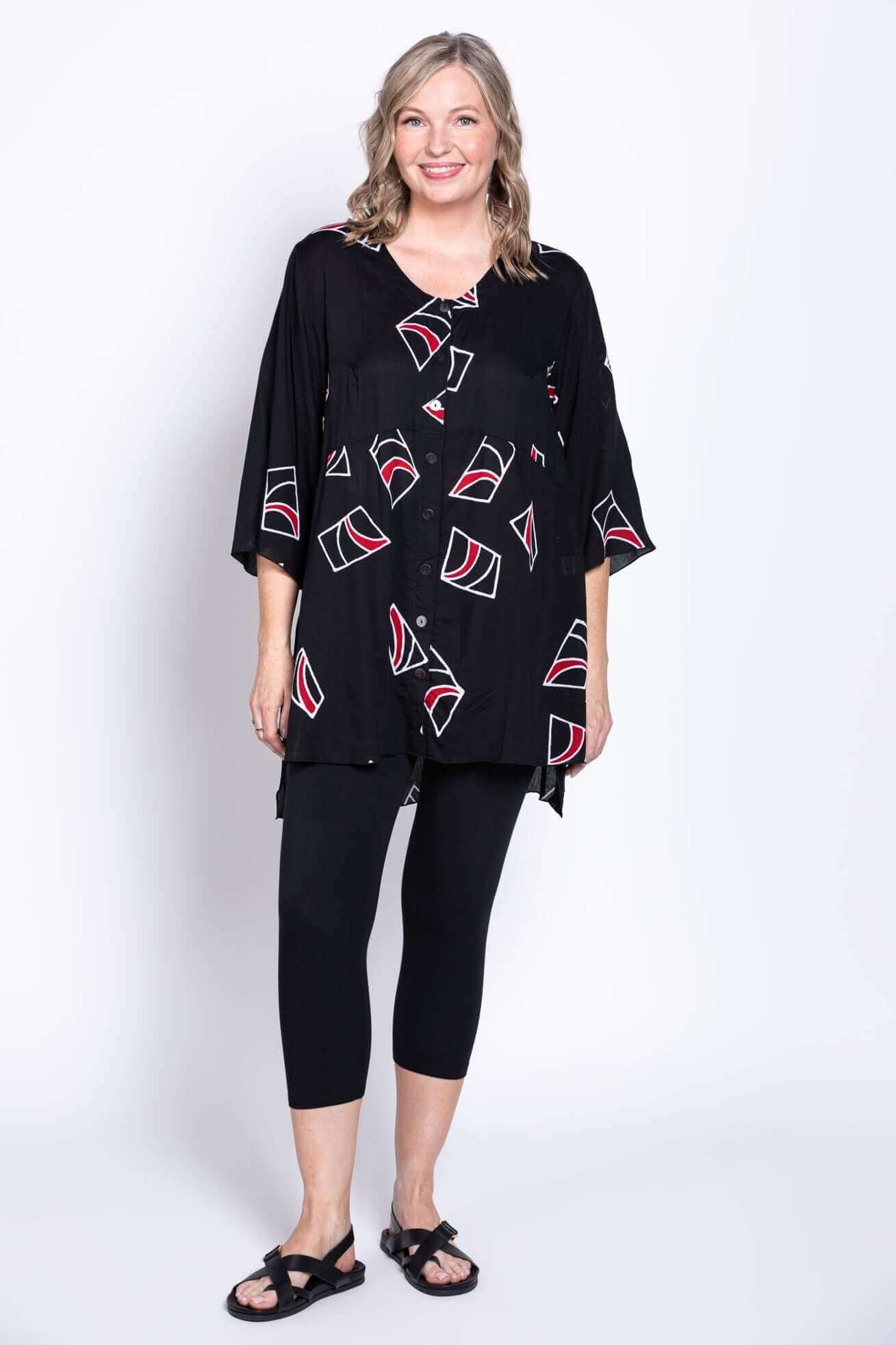 Darla Blouse, Swoosh - Image 3