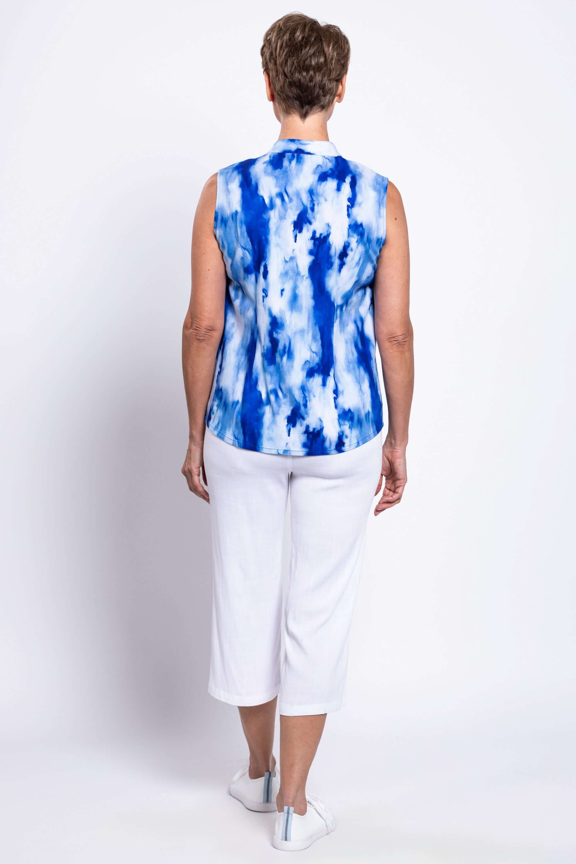 Debbie Tank, Ocean Tides, Linen Bamboo - Image 4