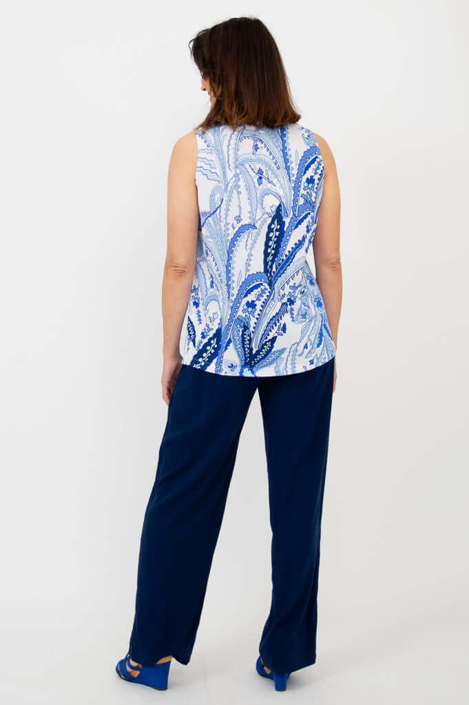 Dena Tank, Radiant, Linen Bamboo - Image 4