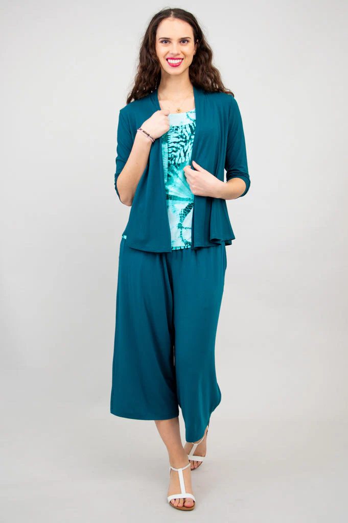 Dena Tank, Shibori, Linen Bamboo - Final Sale - Image 2