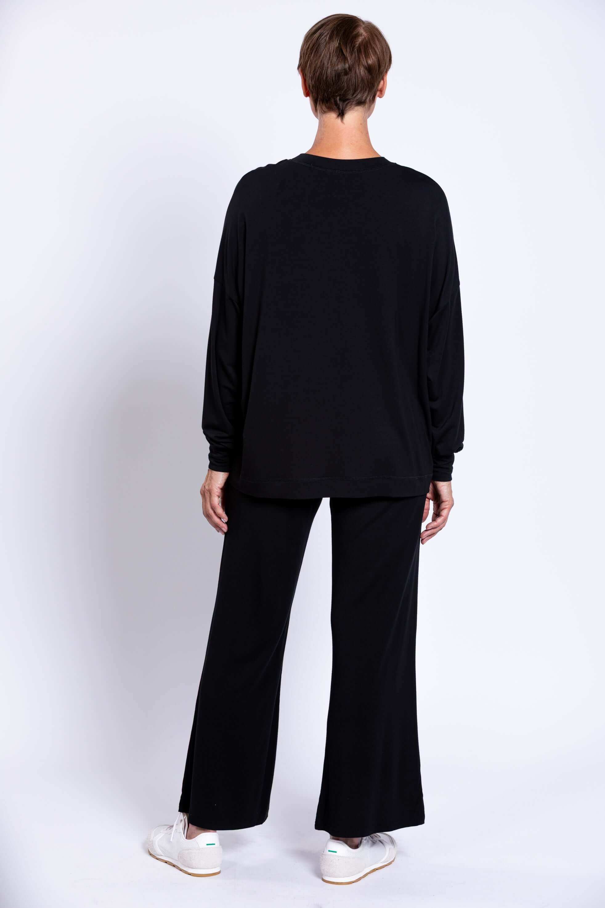 Denny Top, Black, French Terry - Image 5