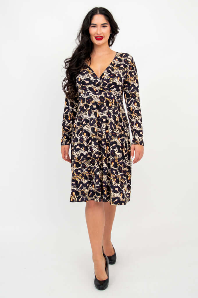 Denver Dress, Leonine, Bamboo - Final Sale - Image 3
