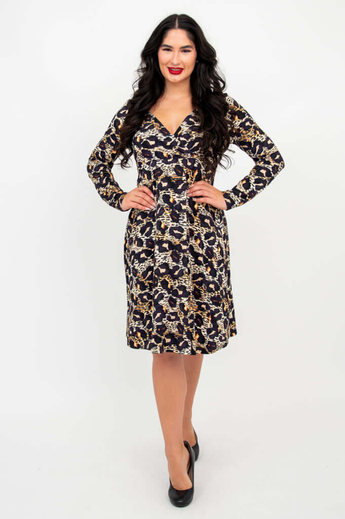 Denver Dress, Leonine, Bamboo - Final Sale - Image 4