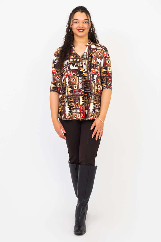 Edwina Top, Arizona, Bamboo - Final Sale - Image 4