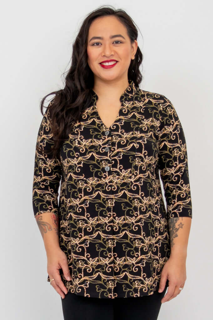 Edwina Top, Bijou, Bamboo - Final Sale - Image 3