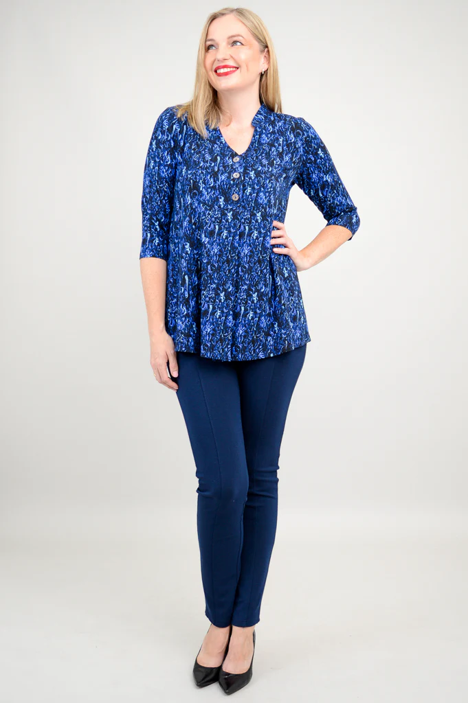 Edwina Top, Deepwater, Bamboo - Final Sale - Image 5