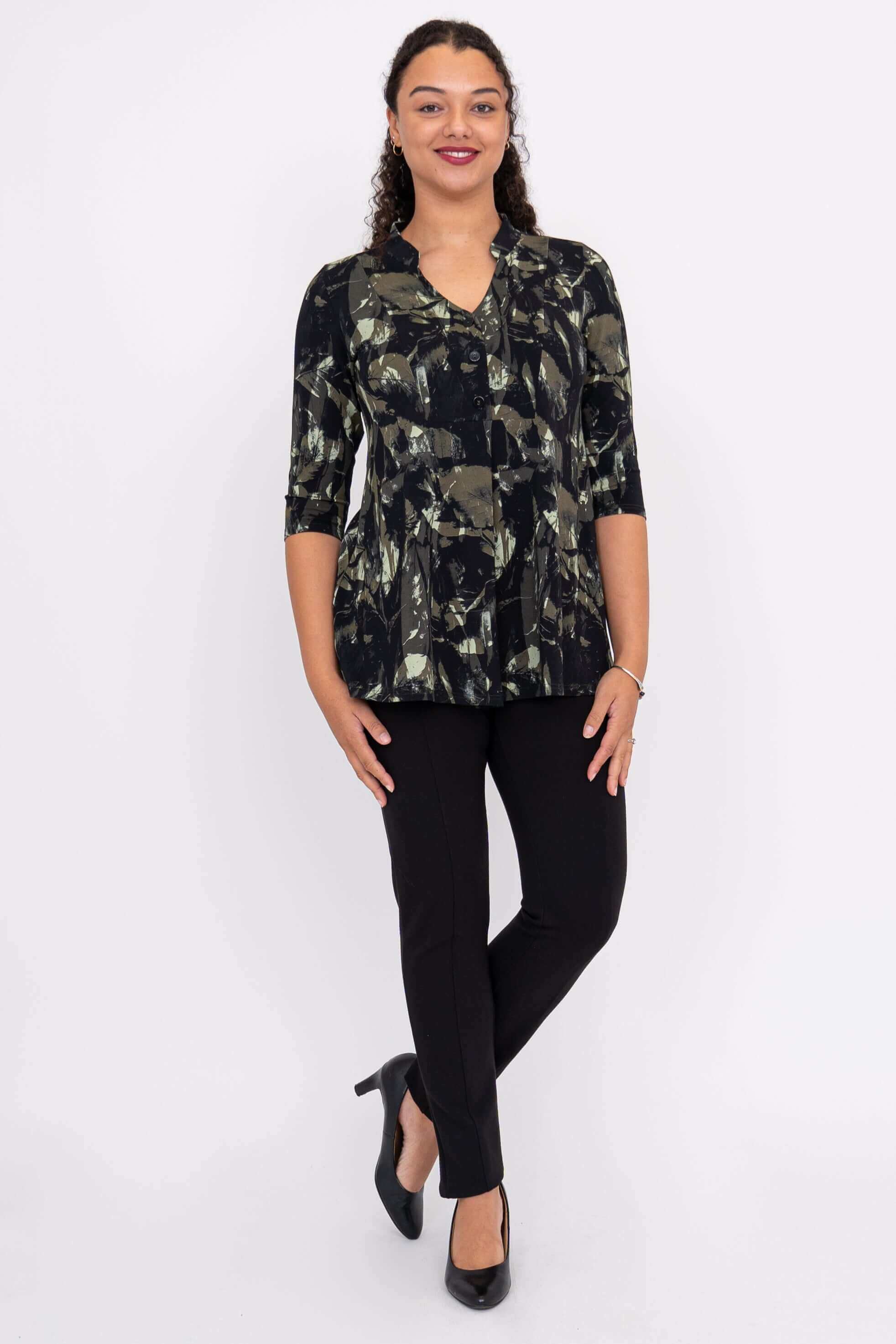 Edwina Top, Khaki Oak, Bamboo - Image 2